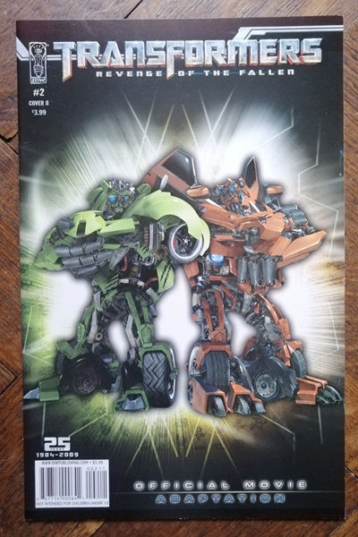Thumbnail: TRANSFORMERS REVENGE OF THE FALLEN MOVIE ADAPTATION # 1 2 3 & 4 , NM, 2009, IDW