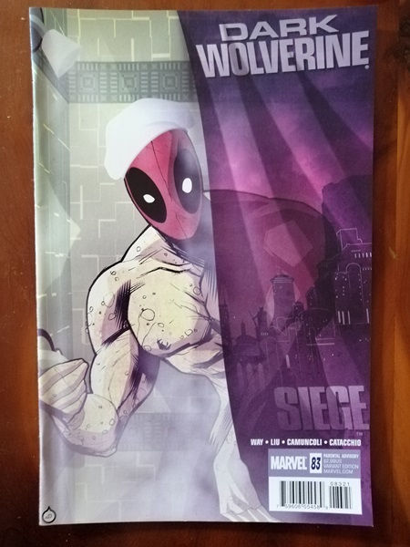 WOLVERINE # 83 (DARK WOLVERINE # 83), Deadpool variant cover, NM, Marvel comics