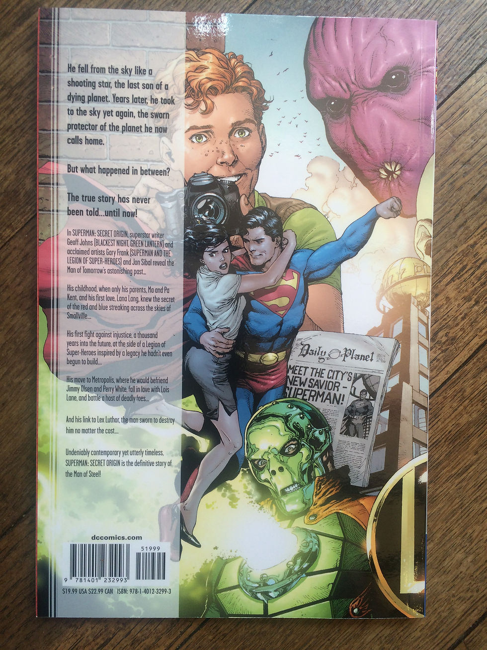 Thumbnail: SUPERMAN: SECRET ORIGIN by Geoff Johns & Gary Frank, DC softcover, 2010, NM copy