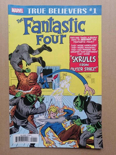 FANTASTIC FOUR #  2, True Believers reprint, NM condition, Marvel comic