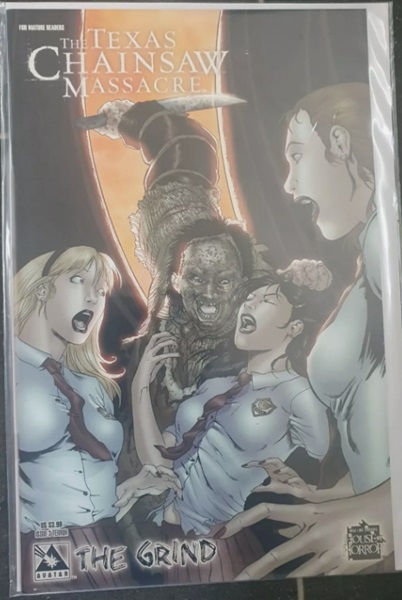 TEXAS CHAINSAW MASSACRE : THE GRIND # 3 , TERROR COVER, NM 9.4, Avata