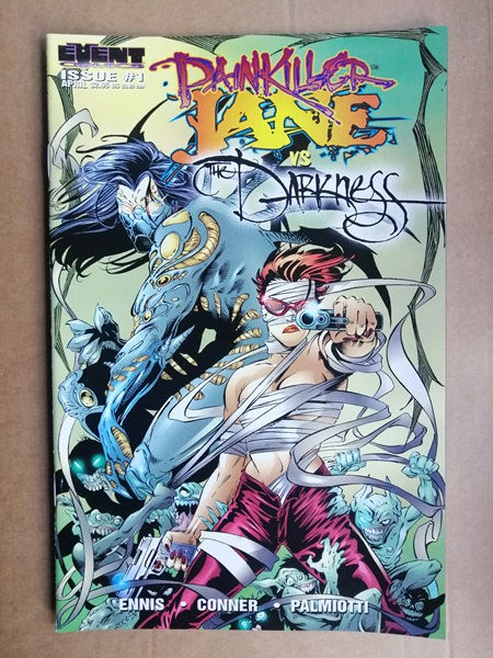 Thumbnail: PAINKILLER JANE VS THE DARKNESS # 1, ALL 4 COVERS, ALL NM, Event comics, 1997