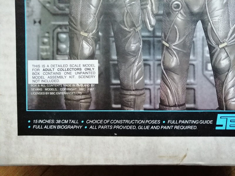 Thumbnail: SEVANS CYBERMAN 15" VAC-FORM & RESIN MODEL KIT, REVISED 1990, DOCTOR WHO, UNUSED