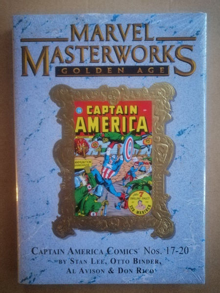 MMW MARVEL MASTERWORKS 161 : CAPTAIN AMERICA COMICS 17-20, H/C, shrinkwrapped