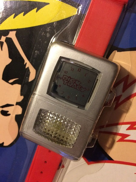 Thumbnail: VINTAGE Dick Tracy 2-Way Wrist Watch Disney 1990 Playmates NEW