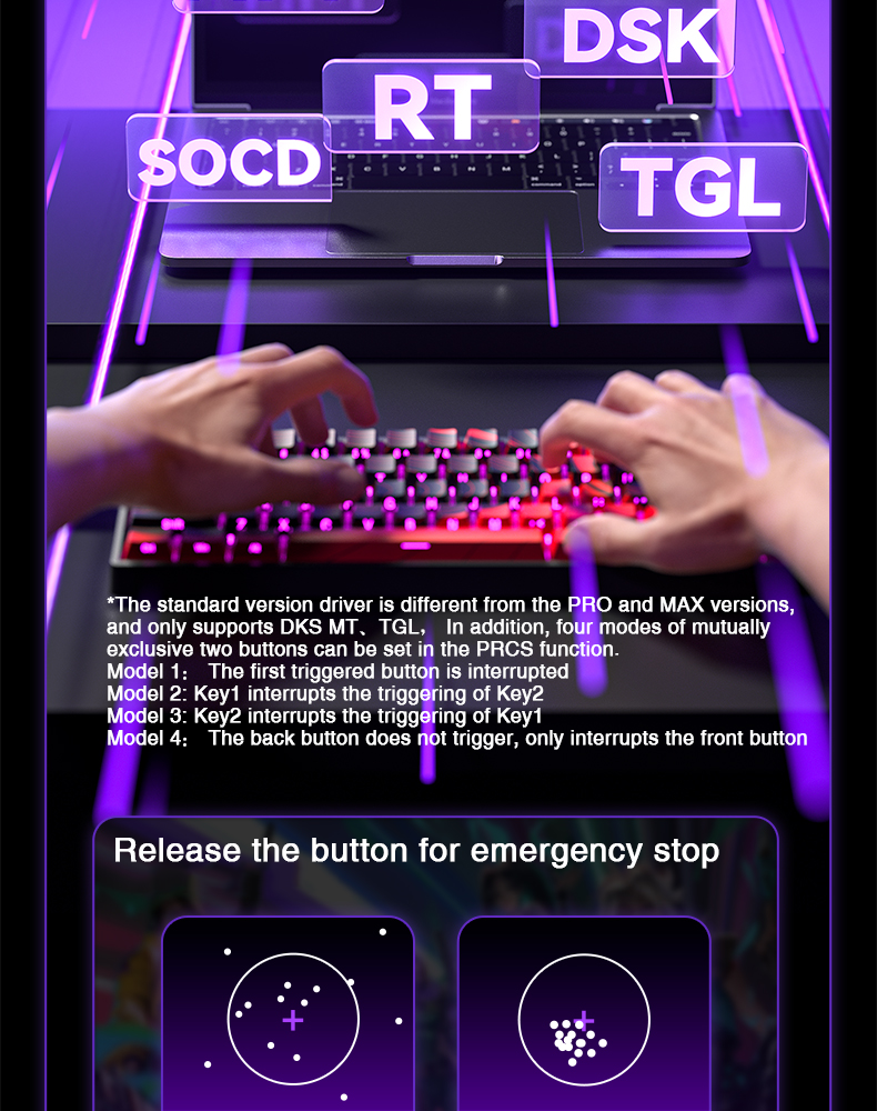 Thumbnail: AULA WIN60 Magnetic Switch Keyboard Rapid Trigger 8K Return RGB Hotswap 60% Cust