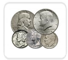 We buy silver coins.