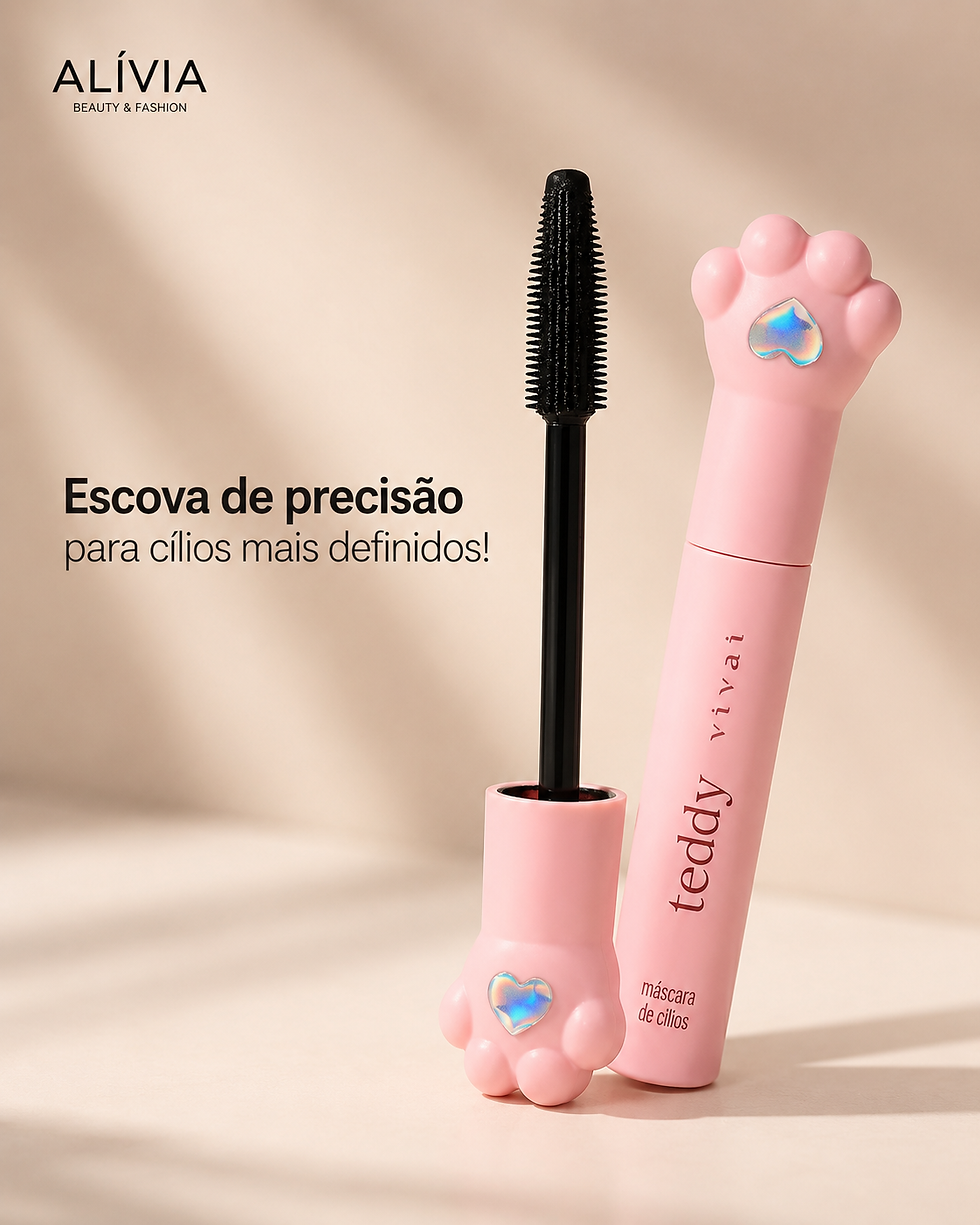 Miniatura: Máscara de Cílios Teddy Rosa – Volume e Alongamento