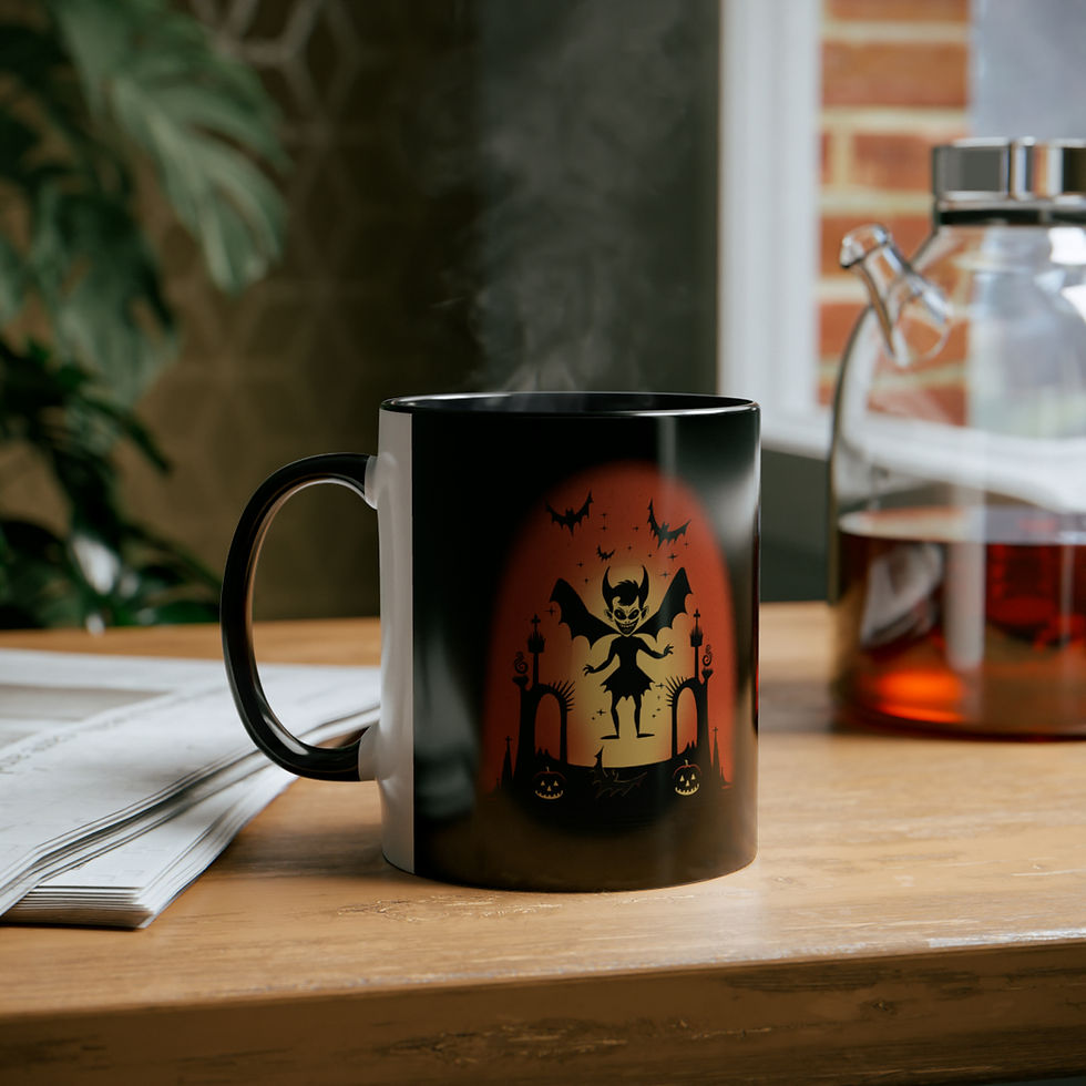 Thumbnail: Two-Tone Coffee Mugs, 11oz