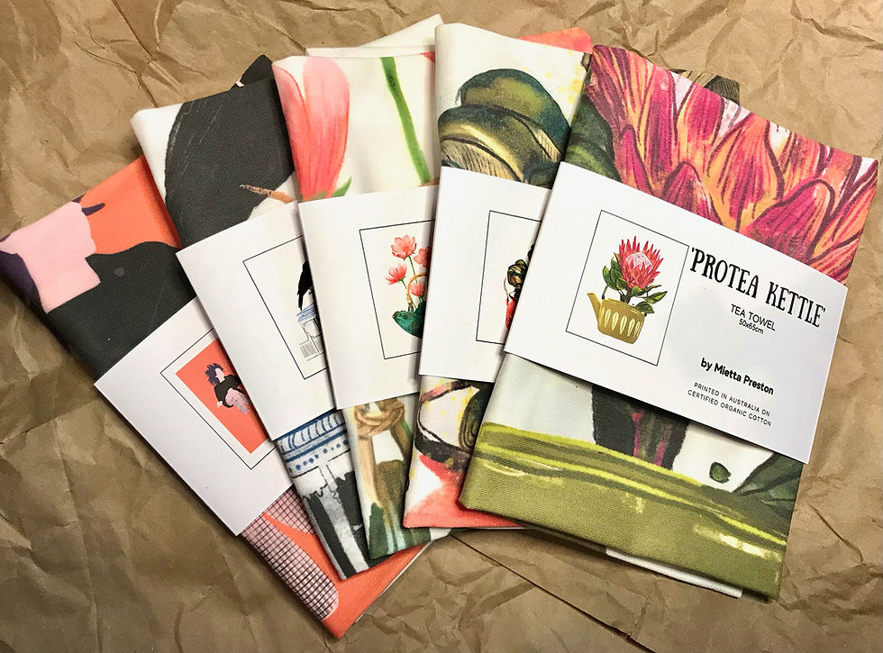 Thumbnail: Teatowel - Protea Kettle