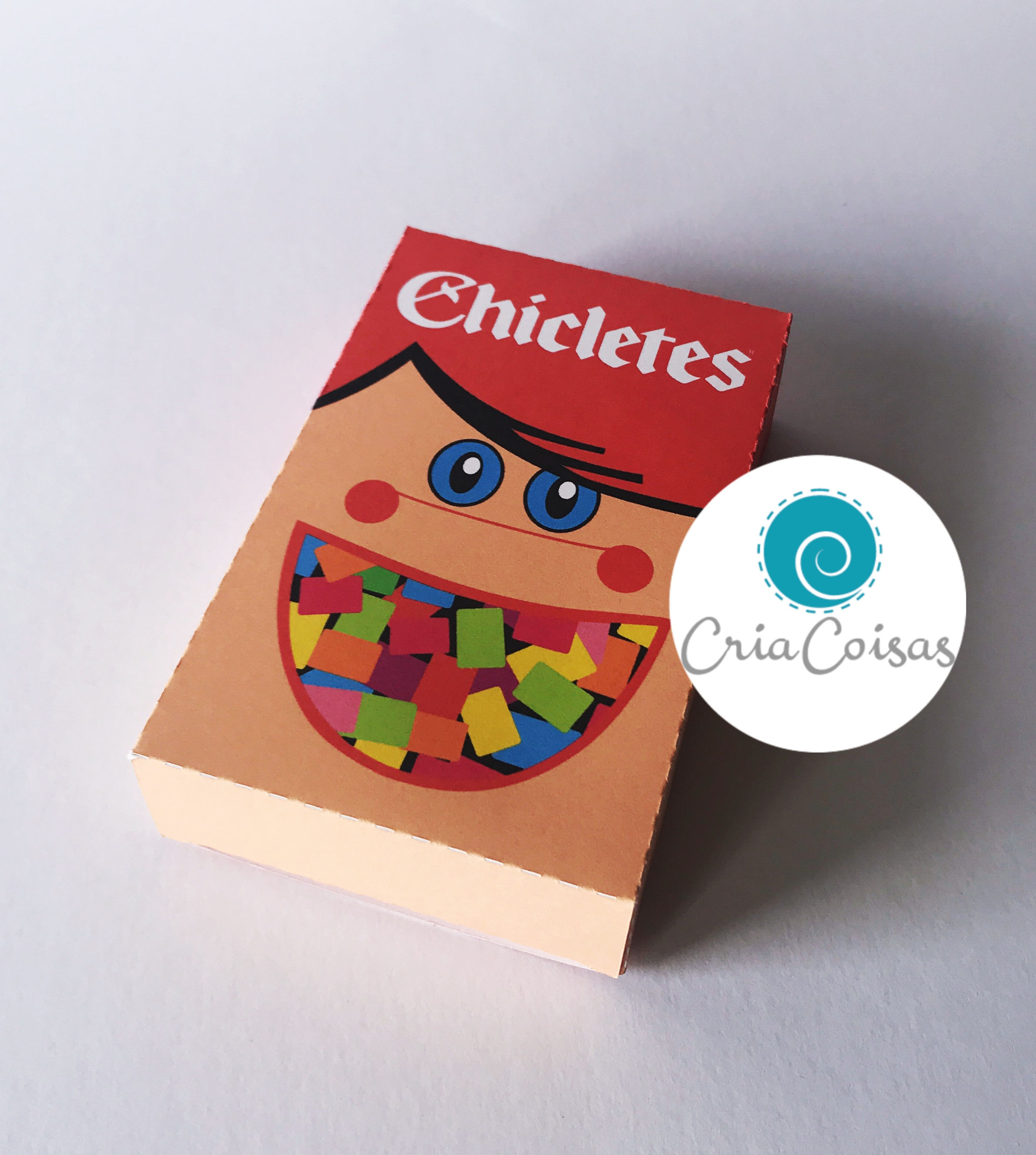 Caixa Chicletes - Anos 80