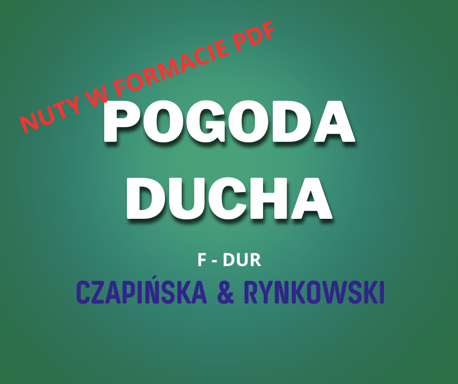 !!!NUTY!!! Pogoda ducha - F-dur