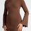 Thumbnail: flair sleeve mini knit dress chocolate brown 5