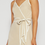 Thumbnail: Rebecca Contrast Midi Dress Beige front 1