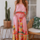Thumbnail: Morocco Maxi Skirt Pink Floral