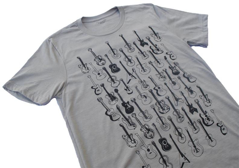 Thumbnail: Guitars Pattern Heather Stone