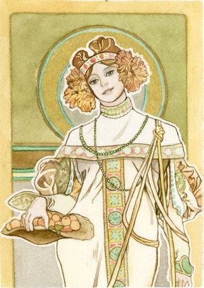 Alfonce Mucha Autumn