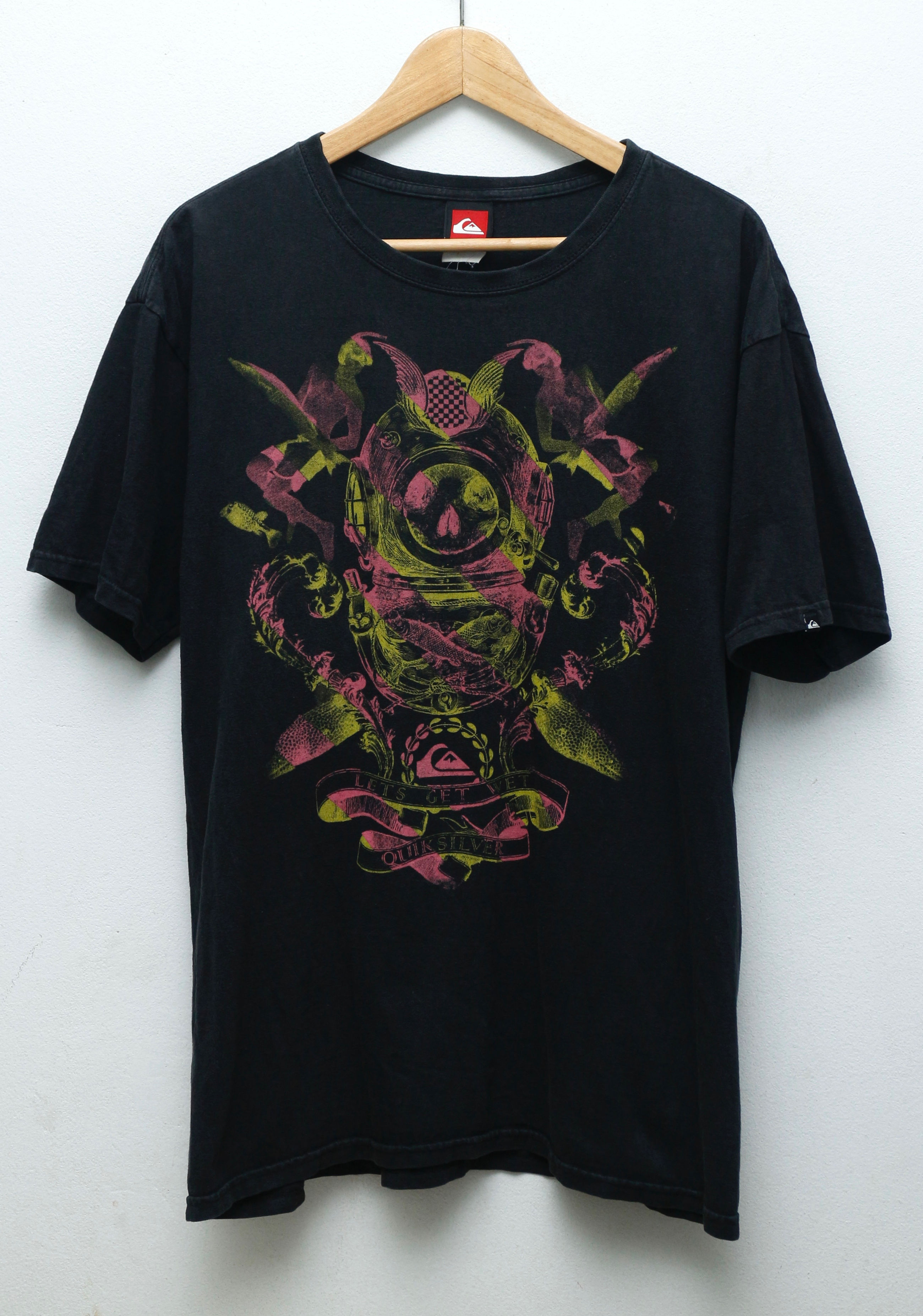 เสื้อยืดมือสอง Quicksilver (ไซส์L/อก22"/ยาว29")T318