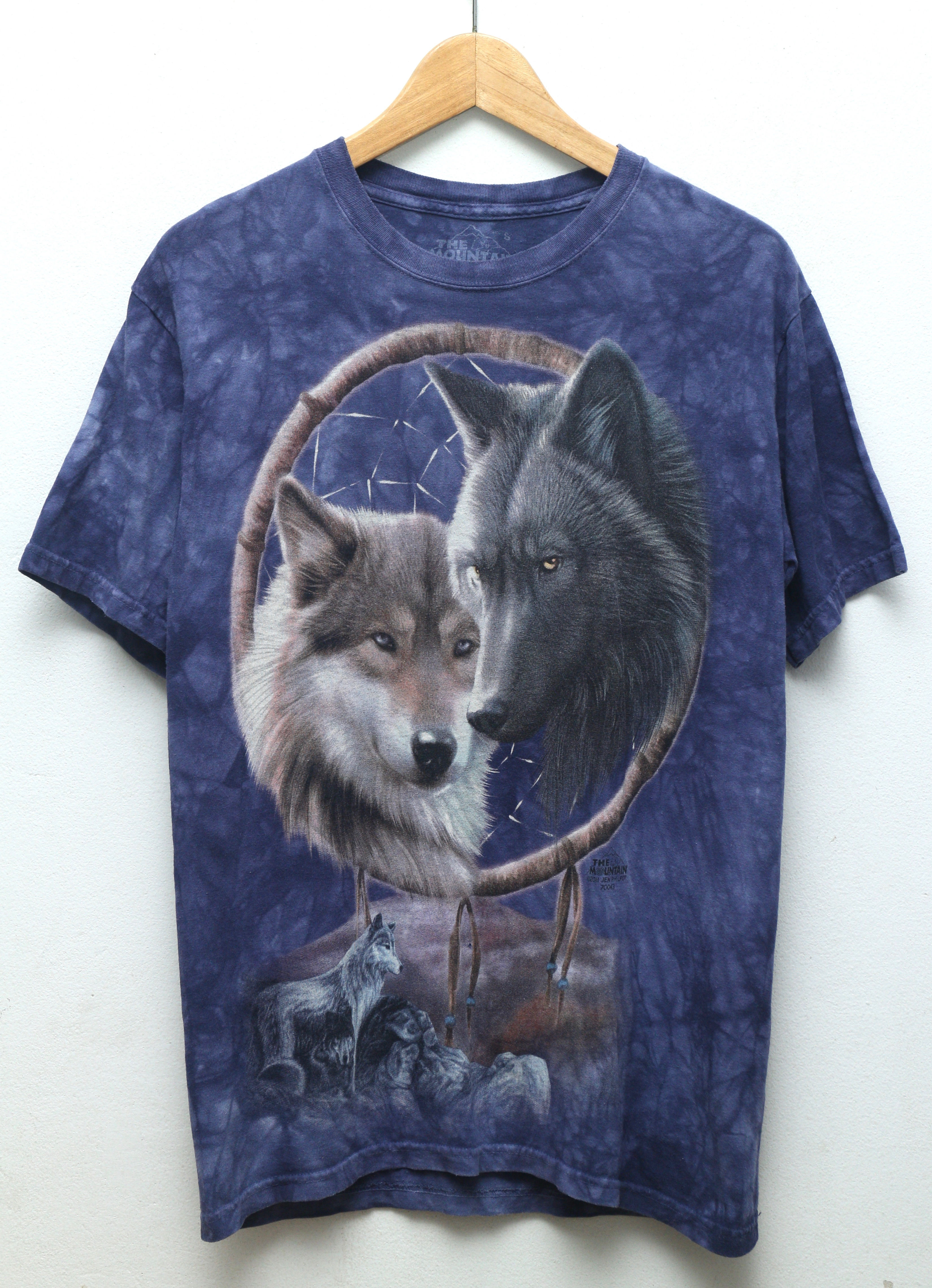เสื้อยืดมือสอง เดอะ เมาเท้นท์ ลายหมาป่า The Mountain (ไซส์S/อก19"/ยาว28")T354