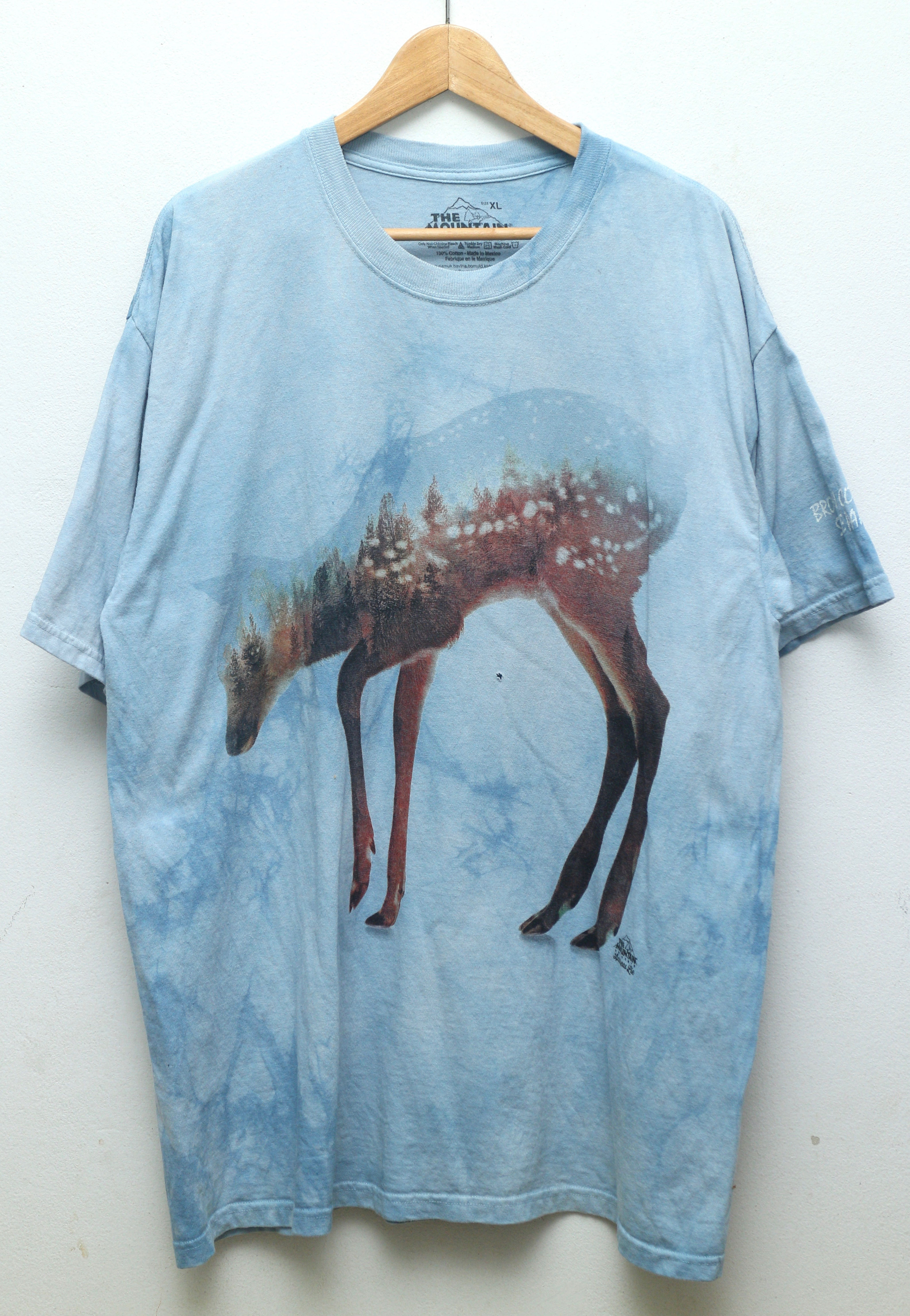 เสื้อยืดมือสอง เดอะ เมาเท้นท์ ลายกวาง The Mountain (ไซส์XL/อก24"/ยาว33")T356