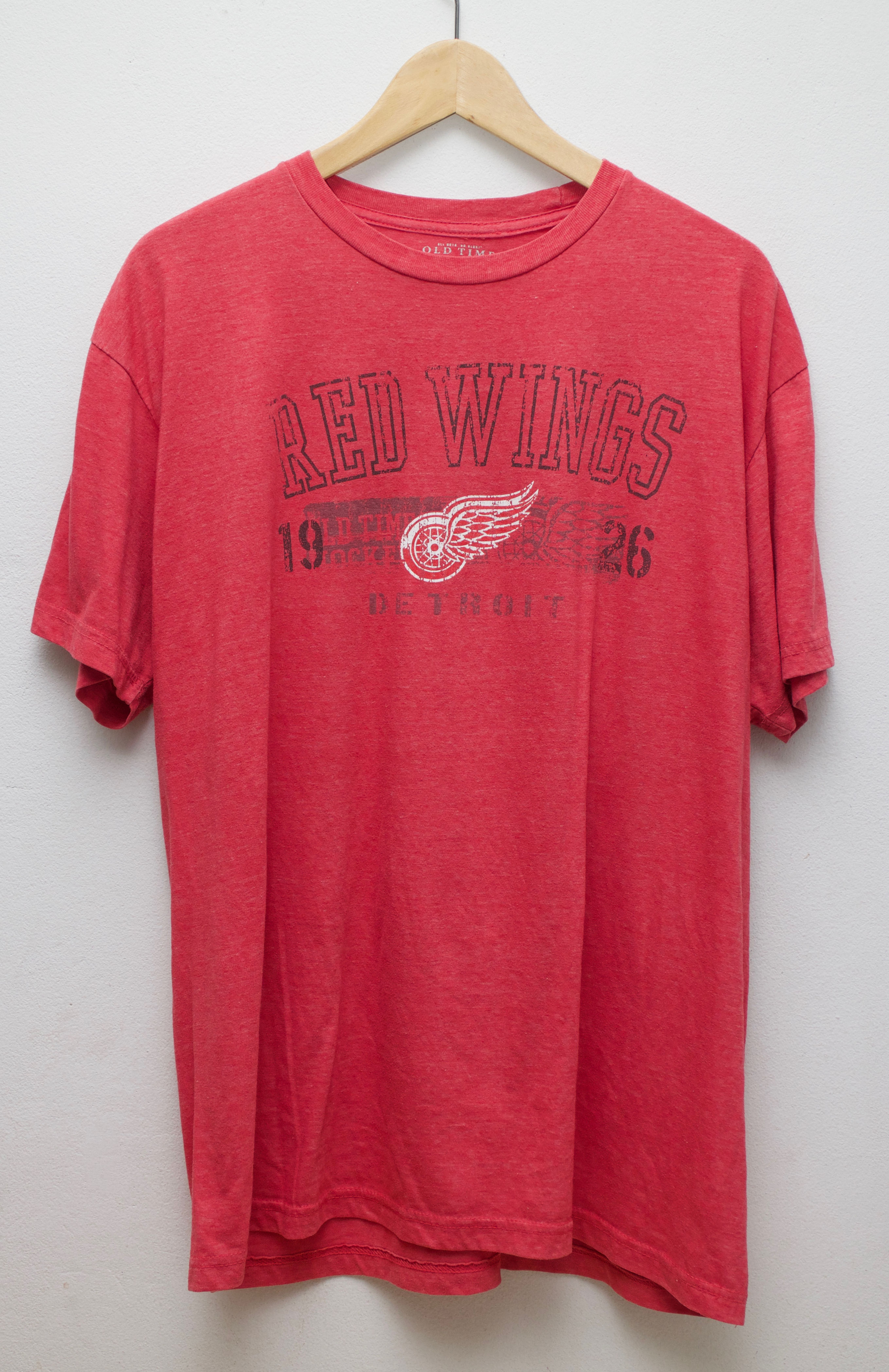 เสื้อยืดมือสอง Red Wings (XL/อก24"/ยาว29")T133