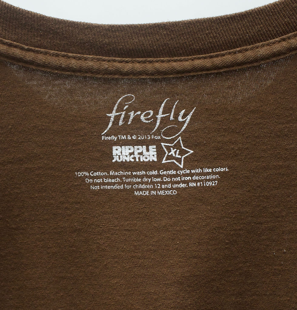 ภาพขนาดย่อ: เสื้อยืดมือสองซีรีส์ Bring Back Firefly  (ไซส์XL/อก22.5"/ยาว29.5")T286