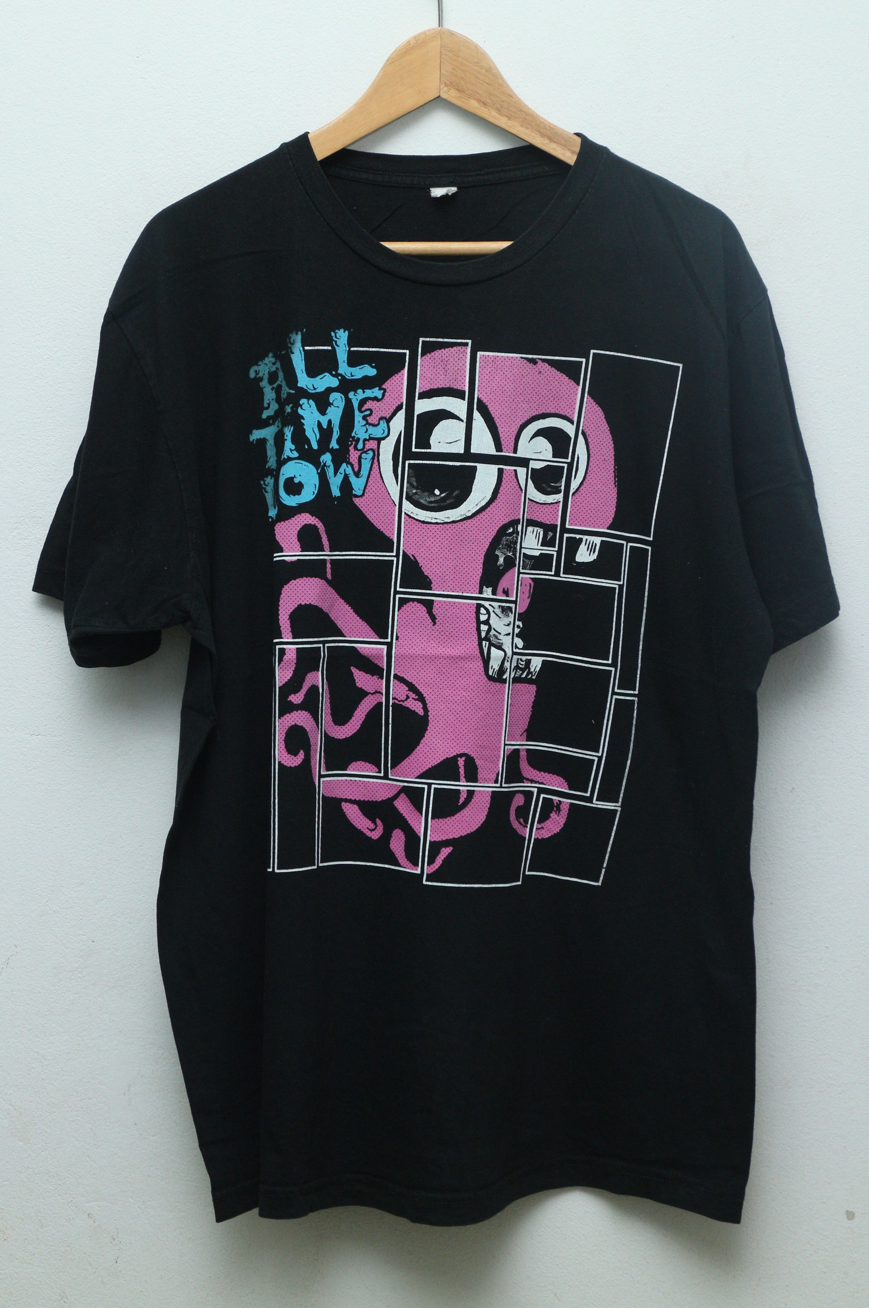 เสื้อยืดมือสอง วง ALL TIME LOW สภาพดี ป้ายยุ่ย (XL/อก23.5"/ยาว29")T165