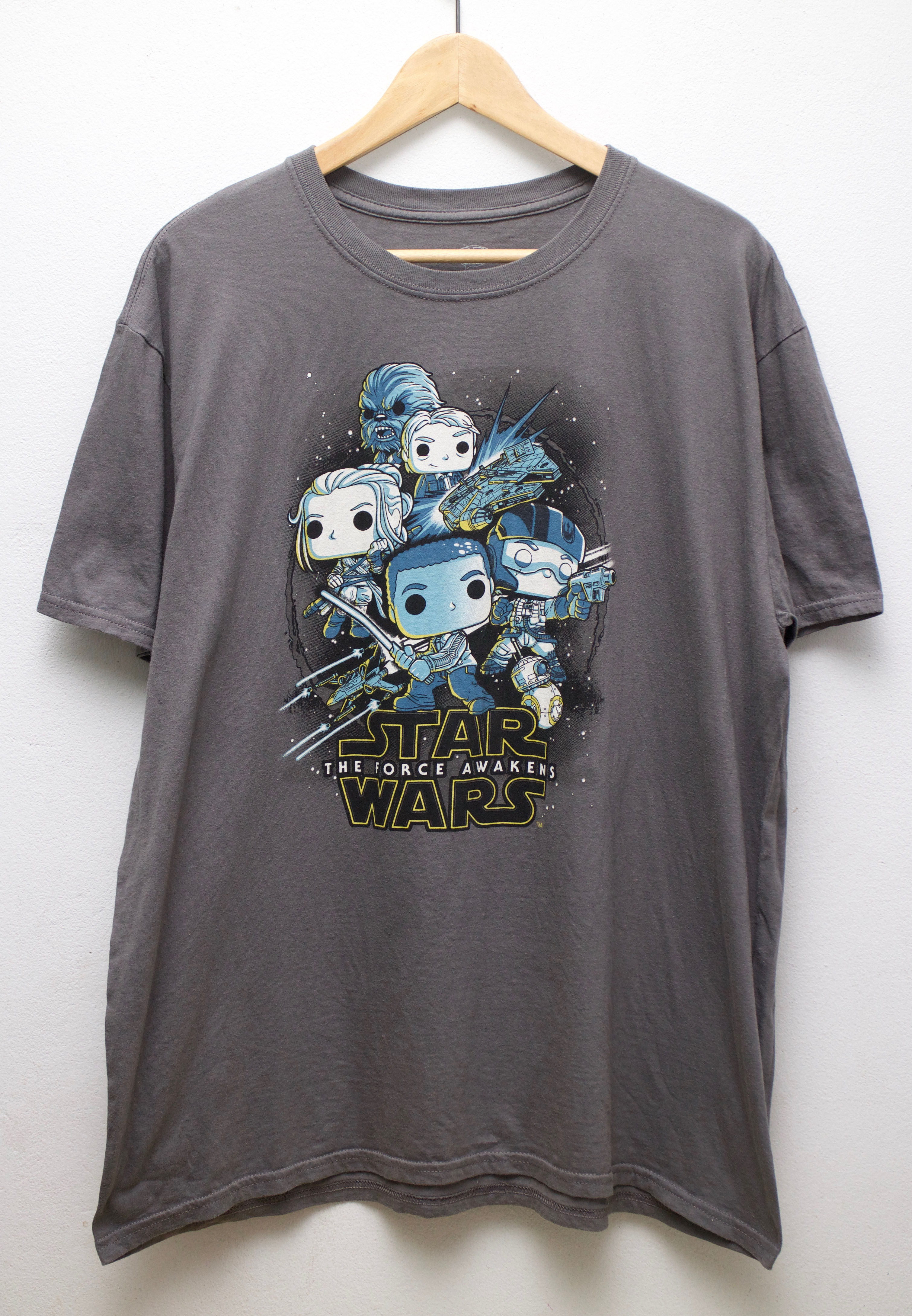 เสื้อยืดมือสองภาพยนตร์ STAR WARS (2XL/อก24"/ยาว29")T100