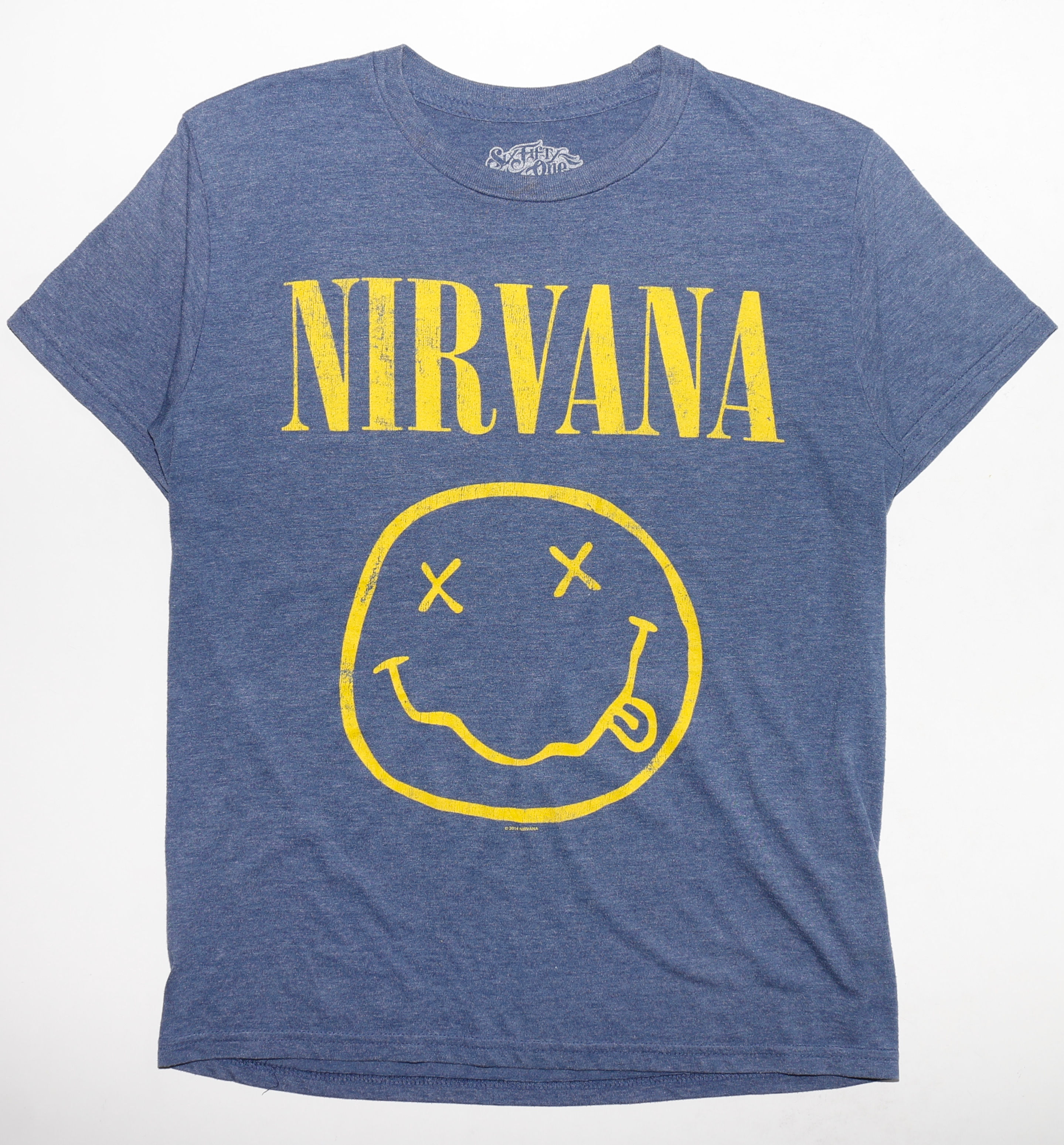 เสื้อยืดมือสอง วงดนตรี Nirvana ผ้า 50/50 (S/อก20"/ยาว26.5")T068