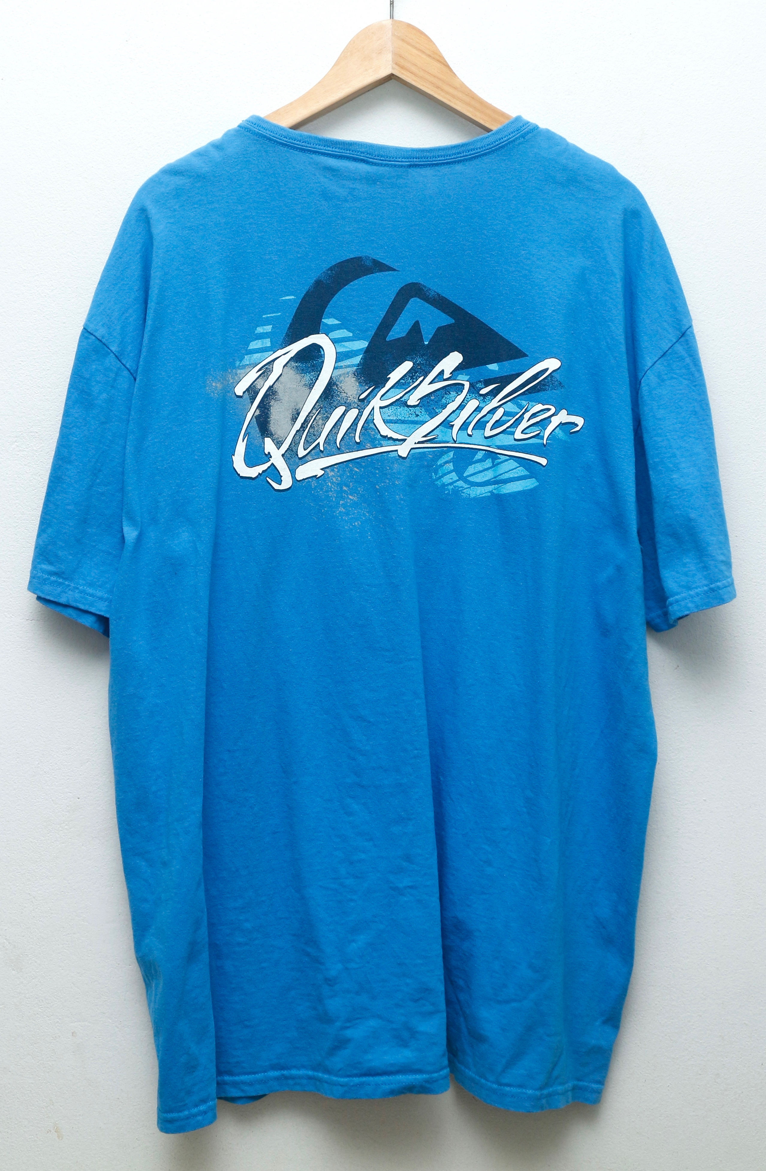 เสื้อยืดมือสอง Quicksilver มีลายหน้าหลัง (ไซส์XL/อก24"/ยาว31")T341