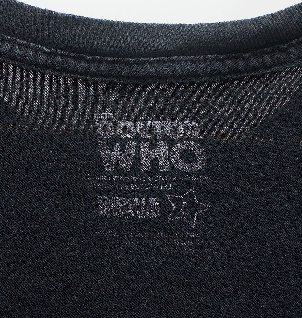 ภาพขนาดย่อ: เสื้อยืดมือสอง ซีรีส์ Doctor Who ช่อง BBC (ไซส์L/อก21"/ยาว27")T394