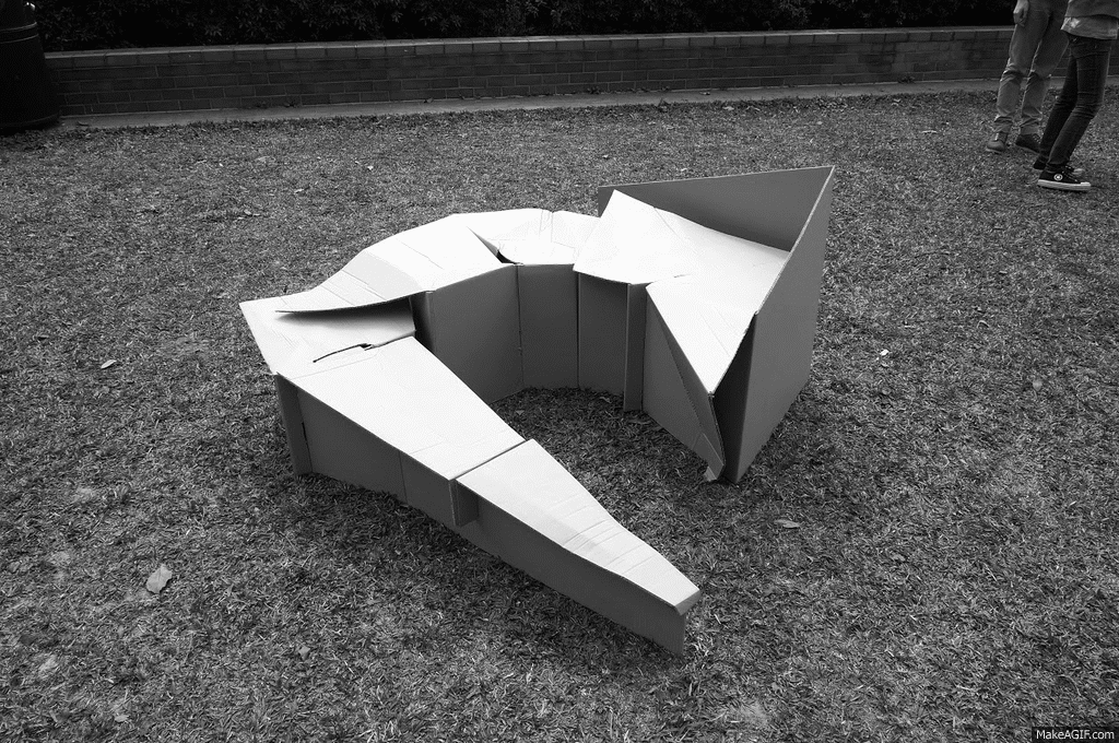 Fold up from 2D to 3D