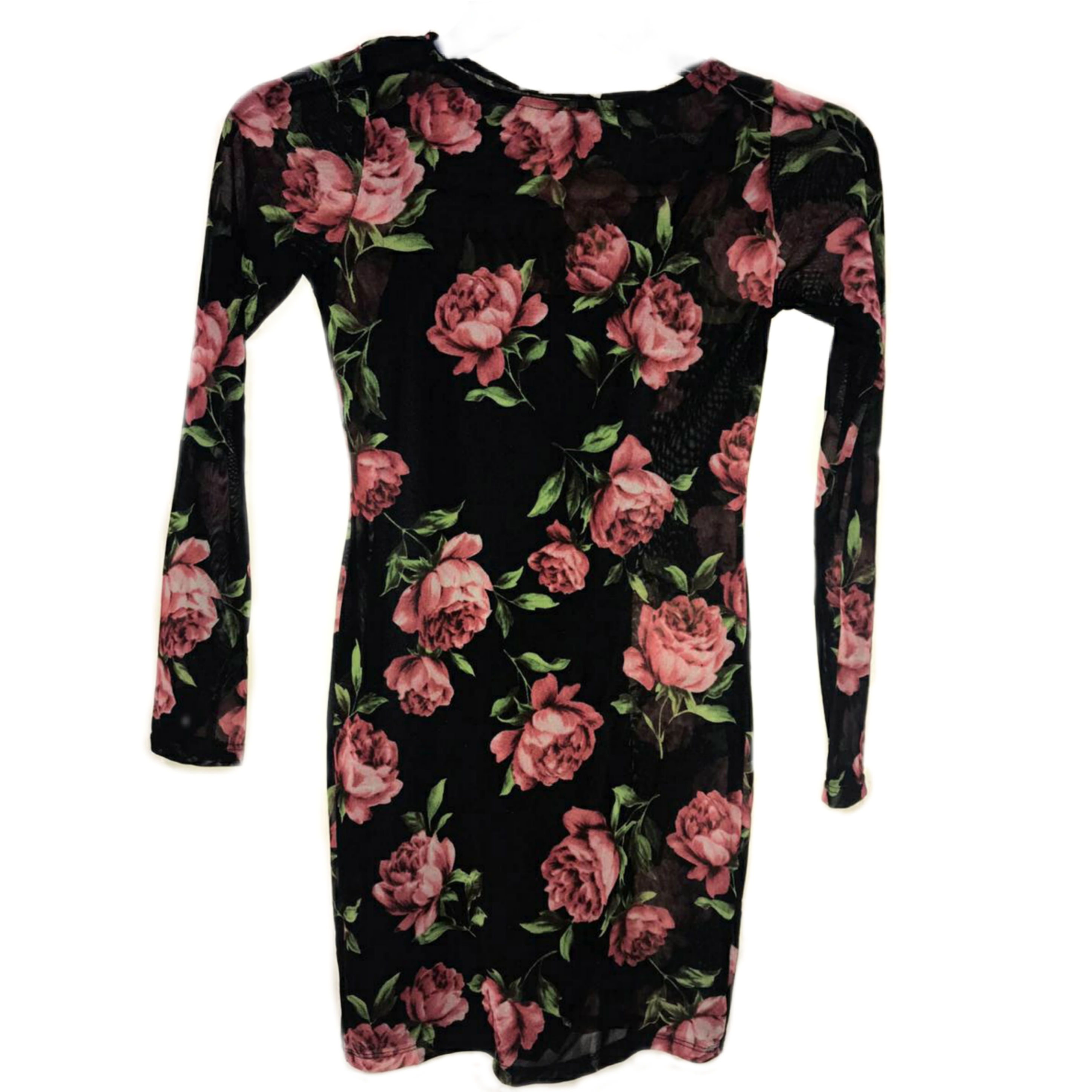 Vestido de gasa con flores