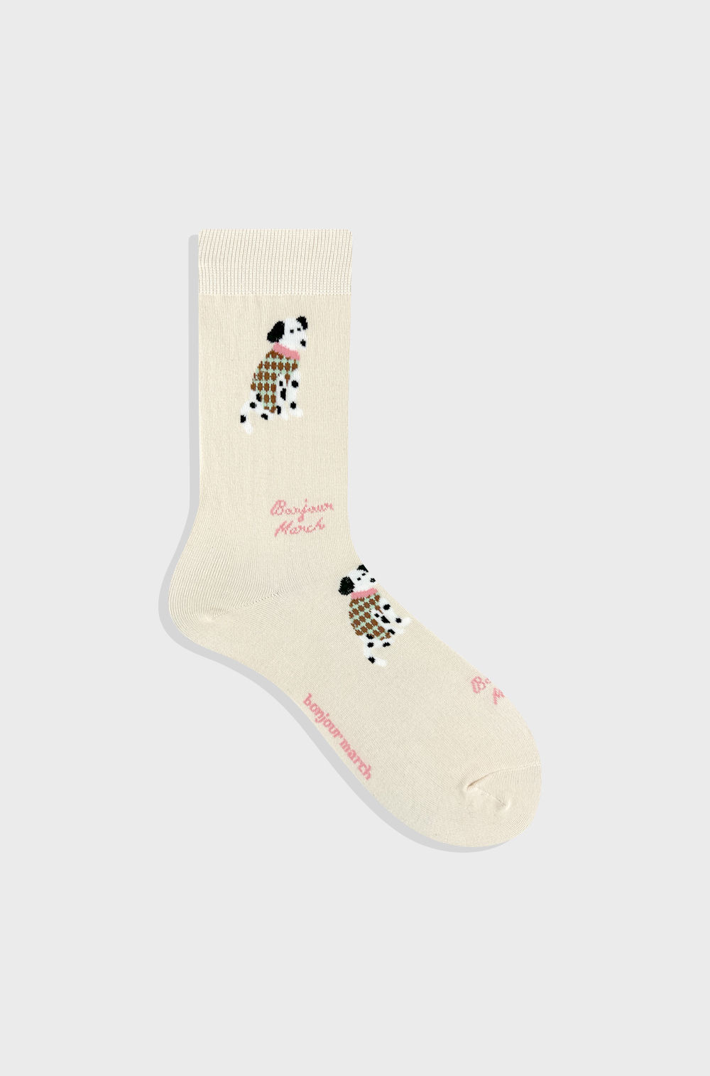 Knit Puppy Crew Socks