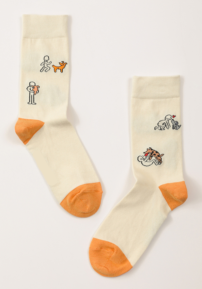 Humans: A Dog's Best Friend Crew Socks