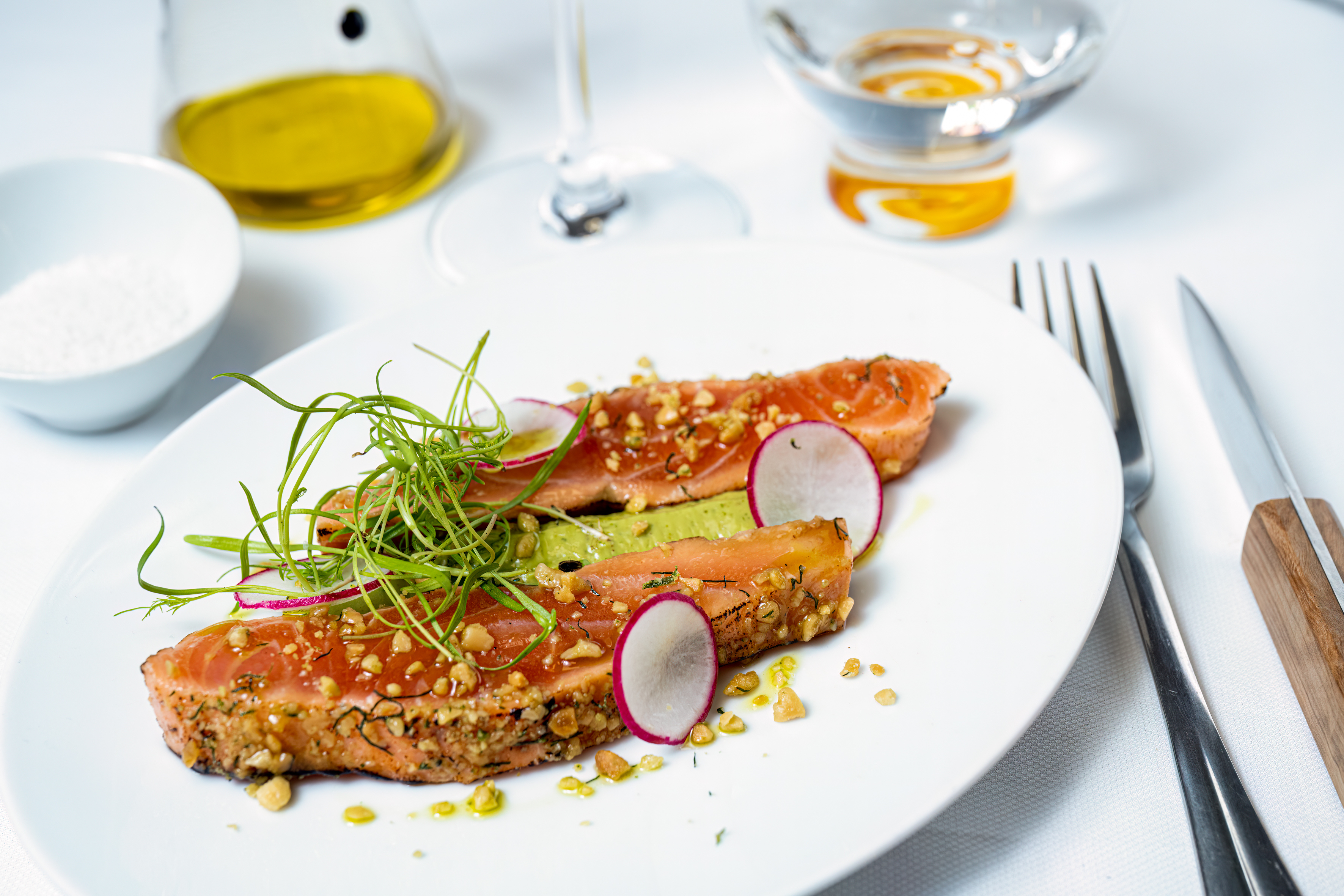 Arranged Food and Objects