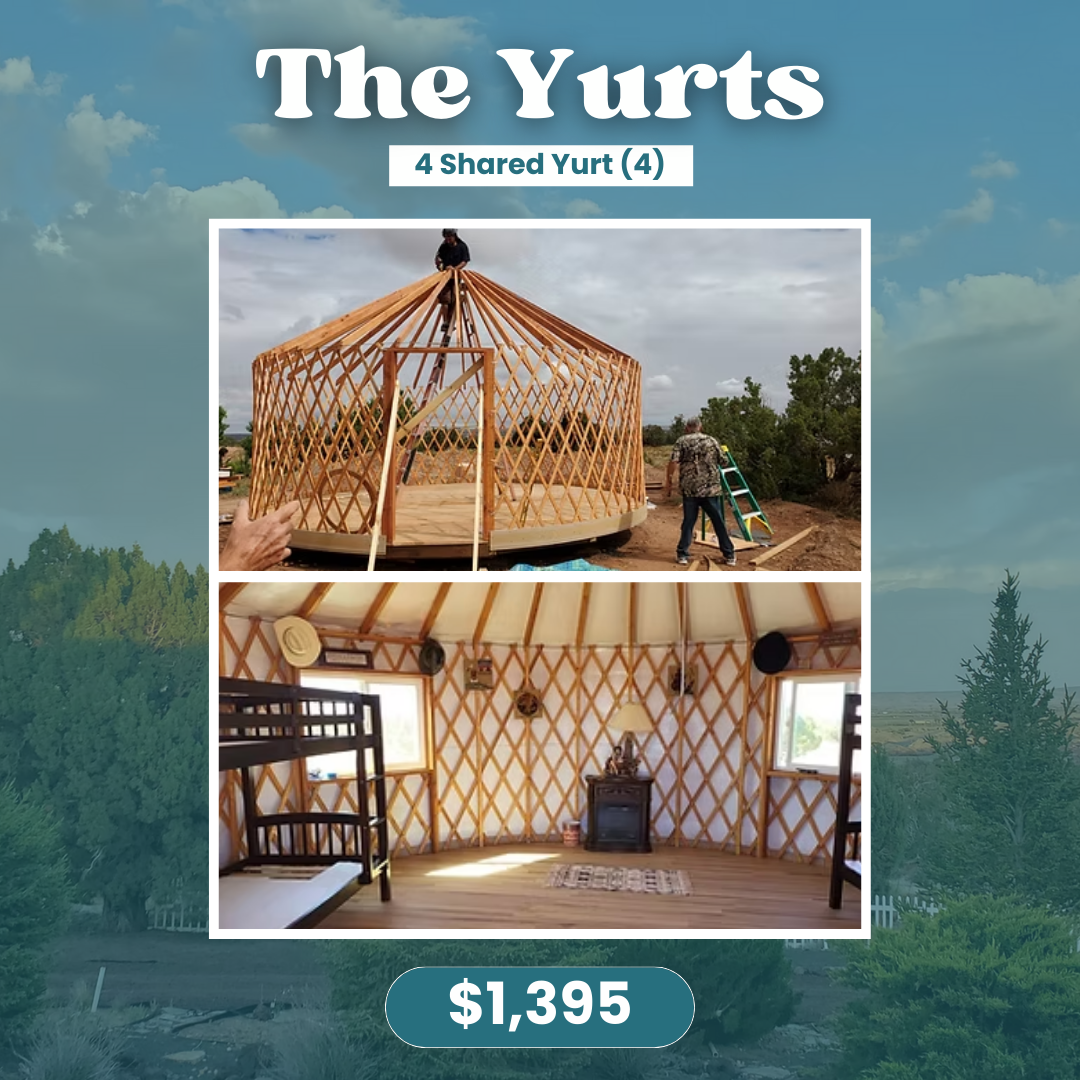 Shared Yurt - Ticket is per person