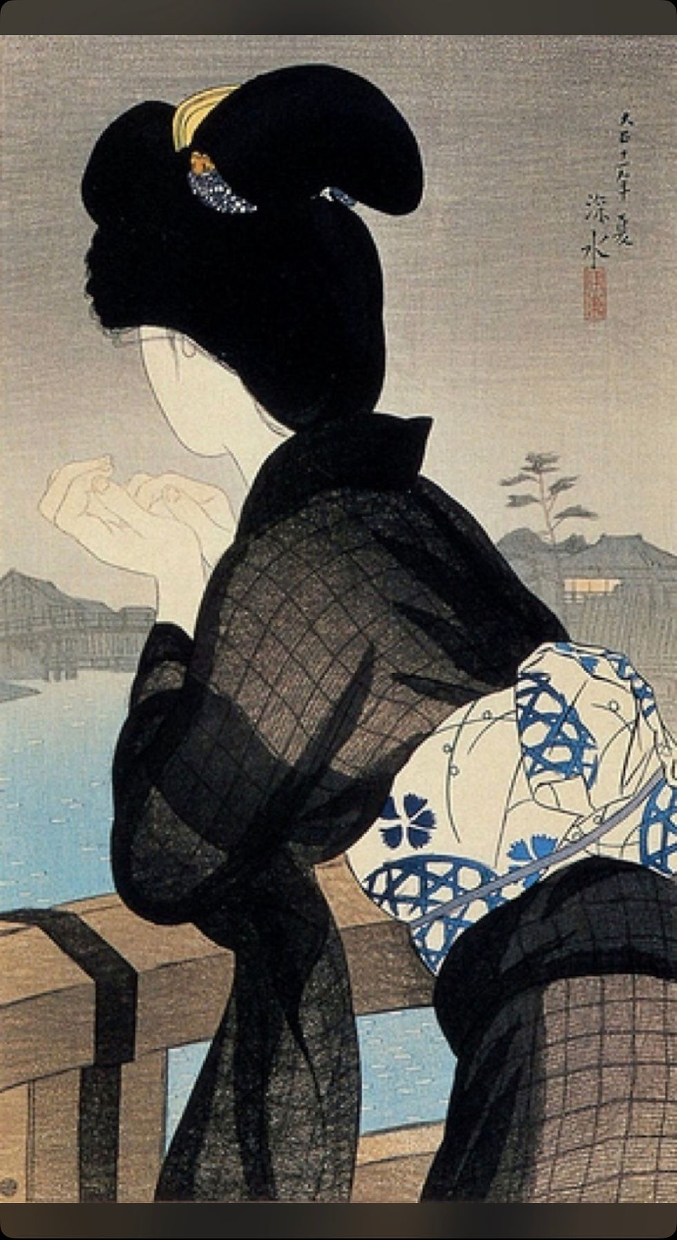 Evening Cool, by Ito Shinsui, 1922