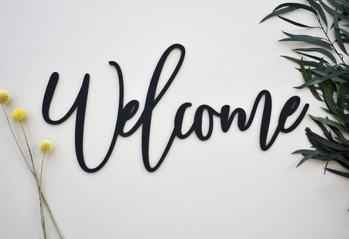 Welcome Sign | Wall Sign | Home decoration
