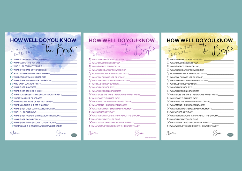 FREE WEDDING PRINTABLES Perfect for your Hen Do.