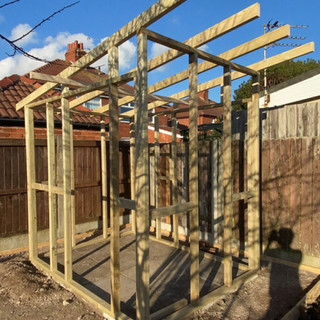 Community Allotment | The Hub South Shore | building a shed