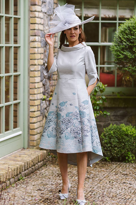 lizabella silver dress Lizabella 2472-40 Mother of the Bride Dress
