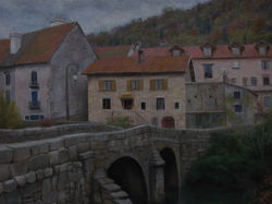 Bridge in Ornans, France