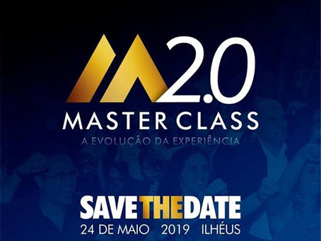Masterclass em Ilhéus!