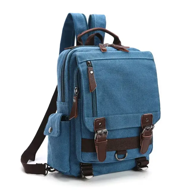 Thumbnail: Small Canvas Multifunctional Backpack