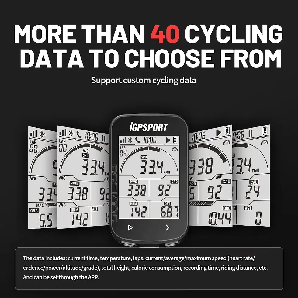 Thumbnail: GPS Bike Computer IGPSPORT BSC100S Cycle Wireless Speedometer