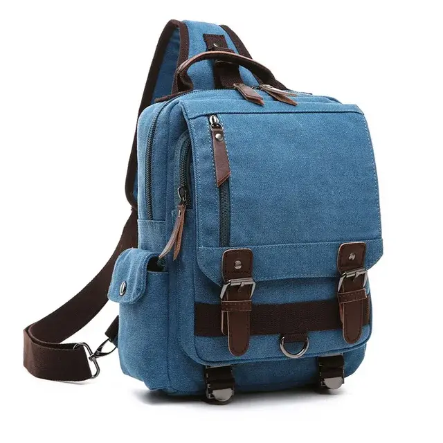 Thumbnail: Small Canvas Multifunctional Backpack