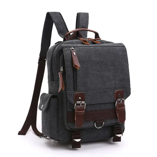 Thumbnail: Small Canvas Multifunctional Backpack