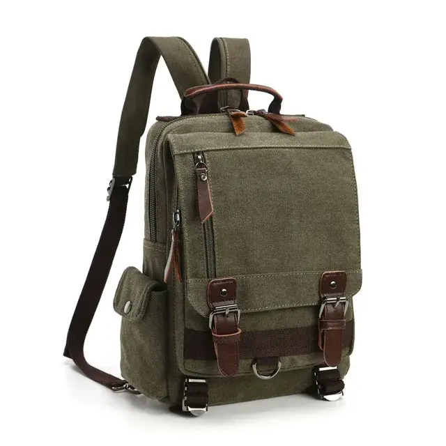 Thumbnail: Small Canvas Multifunctional Backpack