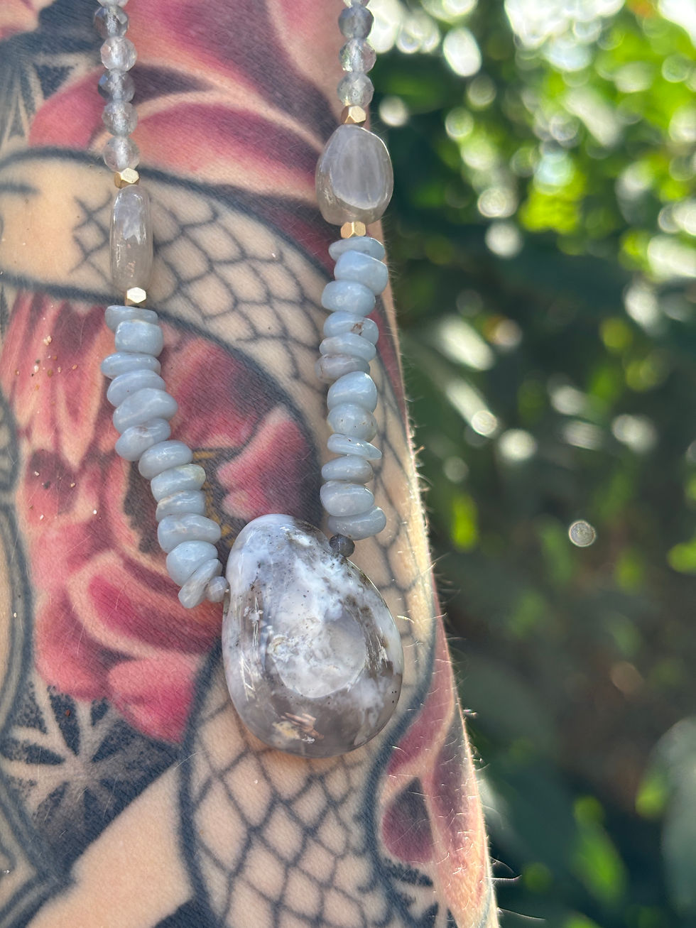 Thumbnail: Avalon Collection - Merlinite & Labradorite Necklace